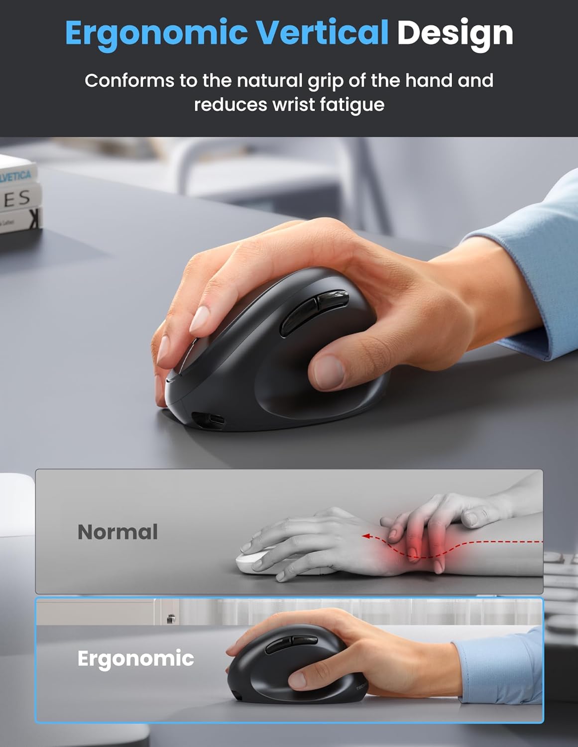 Souris ergonomique verticale S-44 – Image 10