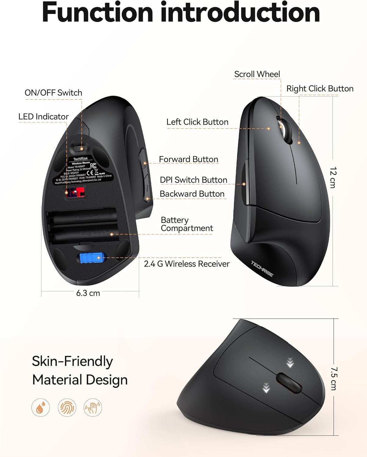 Souris ergonomique verticale L-57 – Image 10